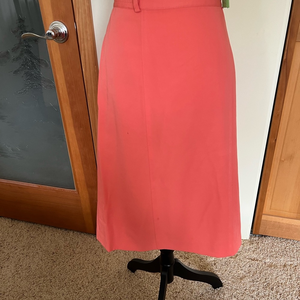 Elizabeth brand peach colored suit